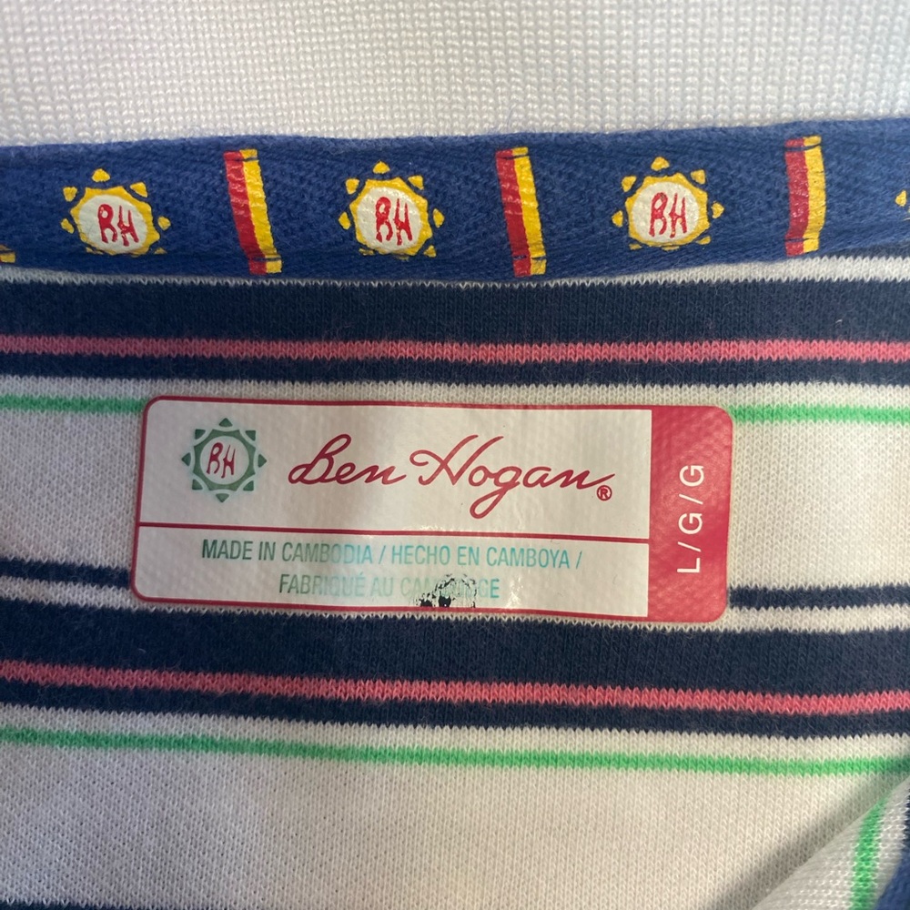 Ben Hogan Short Sleeve Golf Shirt Men’s Large - Picture 3 of 4